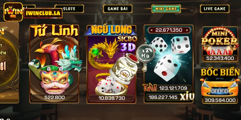 Hướng dẫn chơi Ngũ long Sicbo 3D iWin Club Hiệu Quả Cao 7 Ngũ Long Sicbo 3d IWIN CLUB