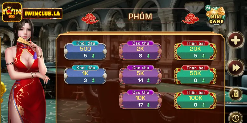 Phỏm IWIN CLUB - Siêu Phẩm Game Bài Đổi Thưởng Trực Tuyến 7 Phỏm IWIN CLUB
