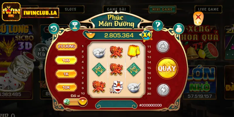 Phúc Mãn Đường iWIN Club - Trúng Thưởng 2 Tỷ Là Bình Thường 10 Phúc Mãn Đường iWIN Club